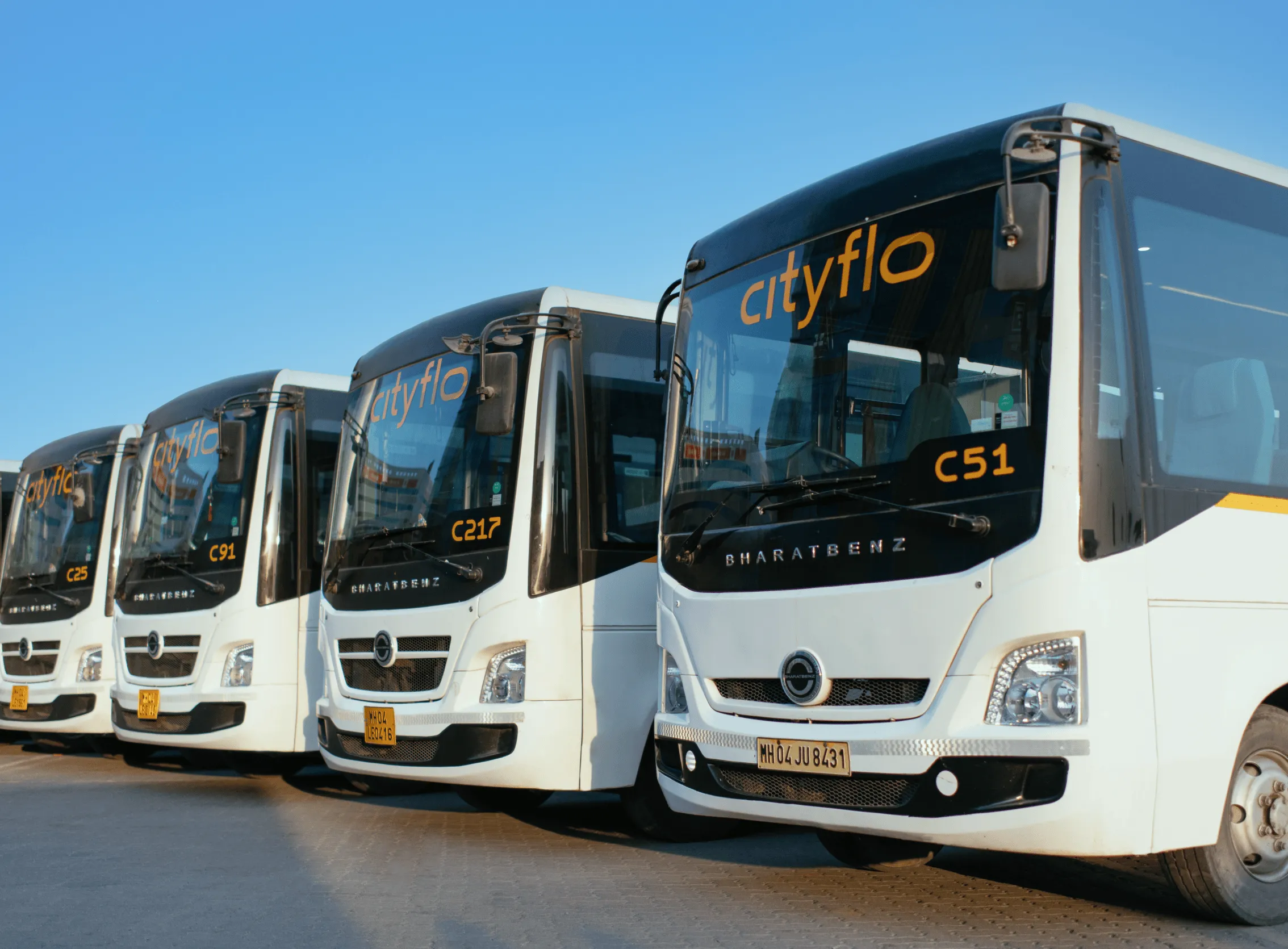 Cityflo premium AC bus fleet