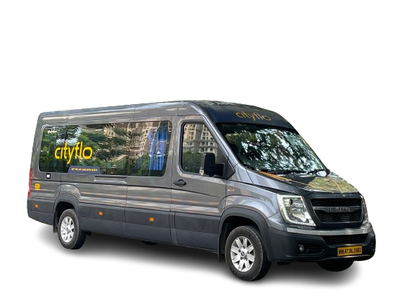 A 15-17 seater Urbania bus.